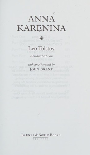 Lev Tolstoi: Anna Karenina (2004, Barnes & Noble)